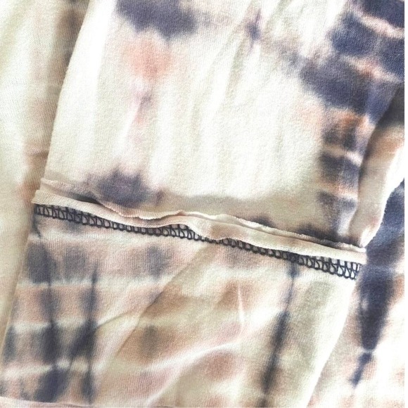 VTG Kelly Renee Long Sleeve Pink Blue White Tie Dye Top Women's size XXL/20 - Picture 6 of 12
